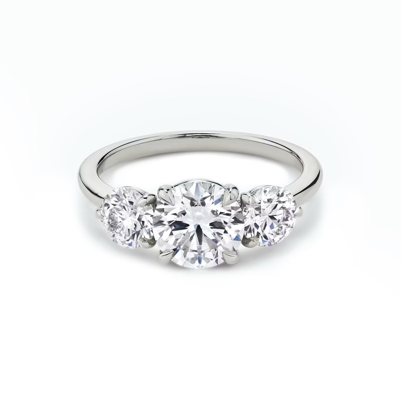 Lydia- Round Trilogy Engagement Ring