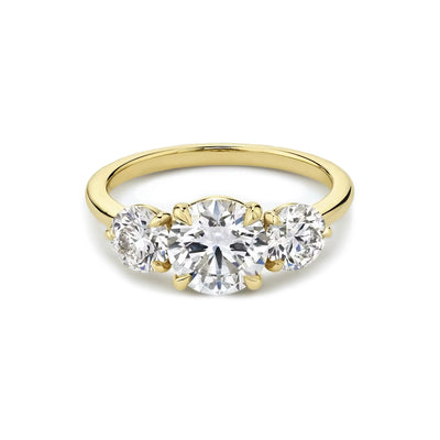 Lydia- Round Trilogy Engagement Ring