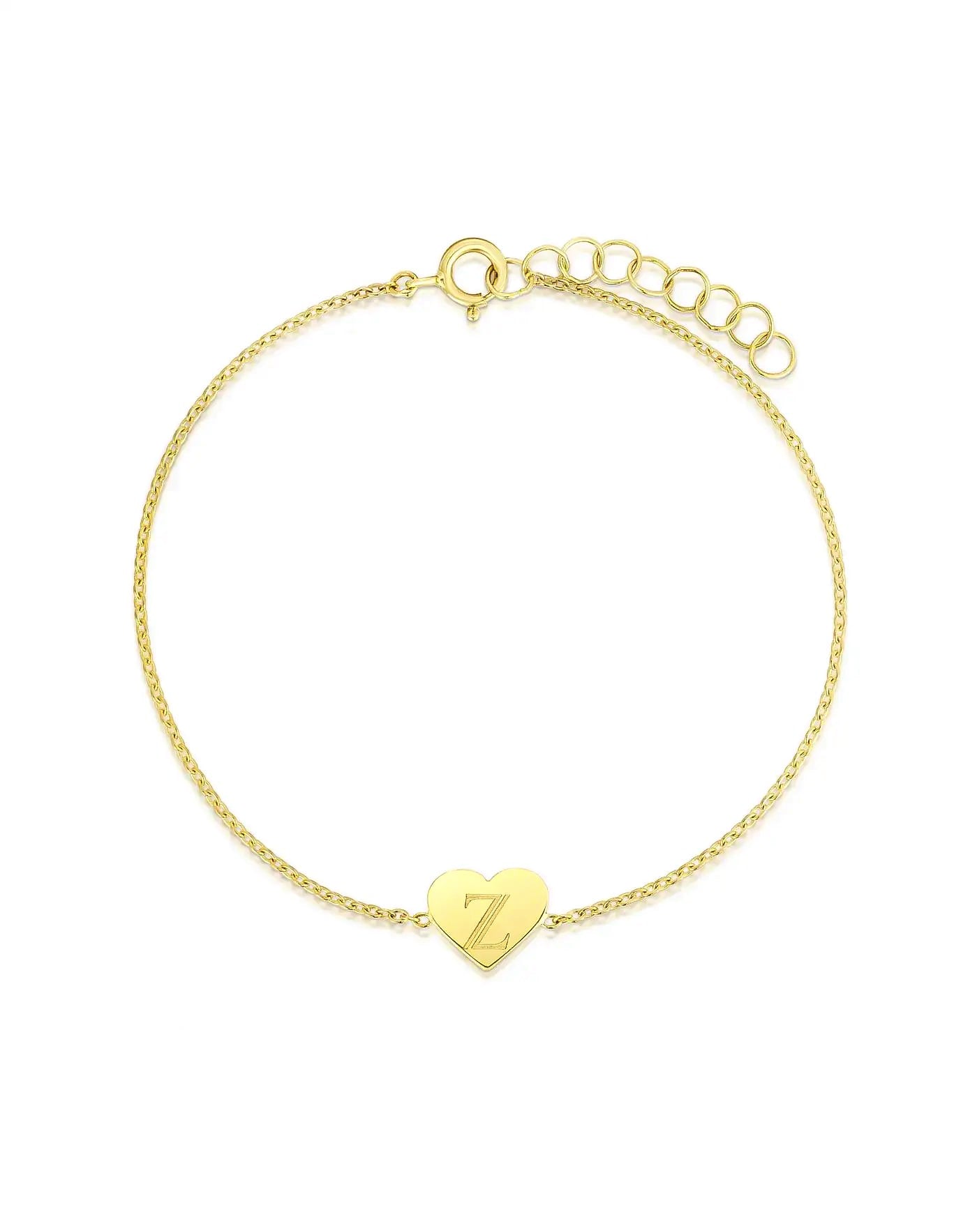 Engravable Heart Bracelet