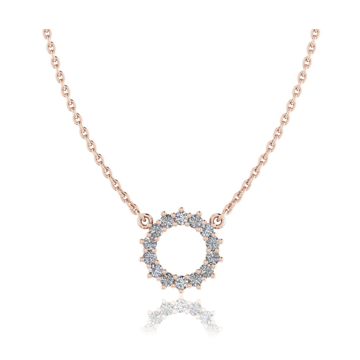 Diamond Circle of Life Necklace