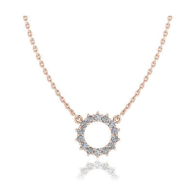 Diamond Circle of Life Necklace