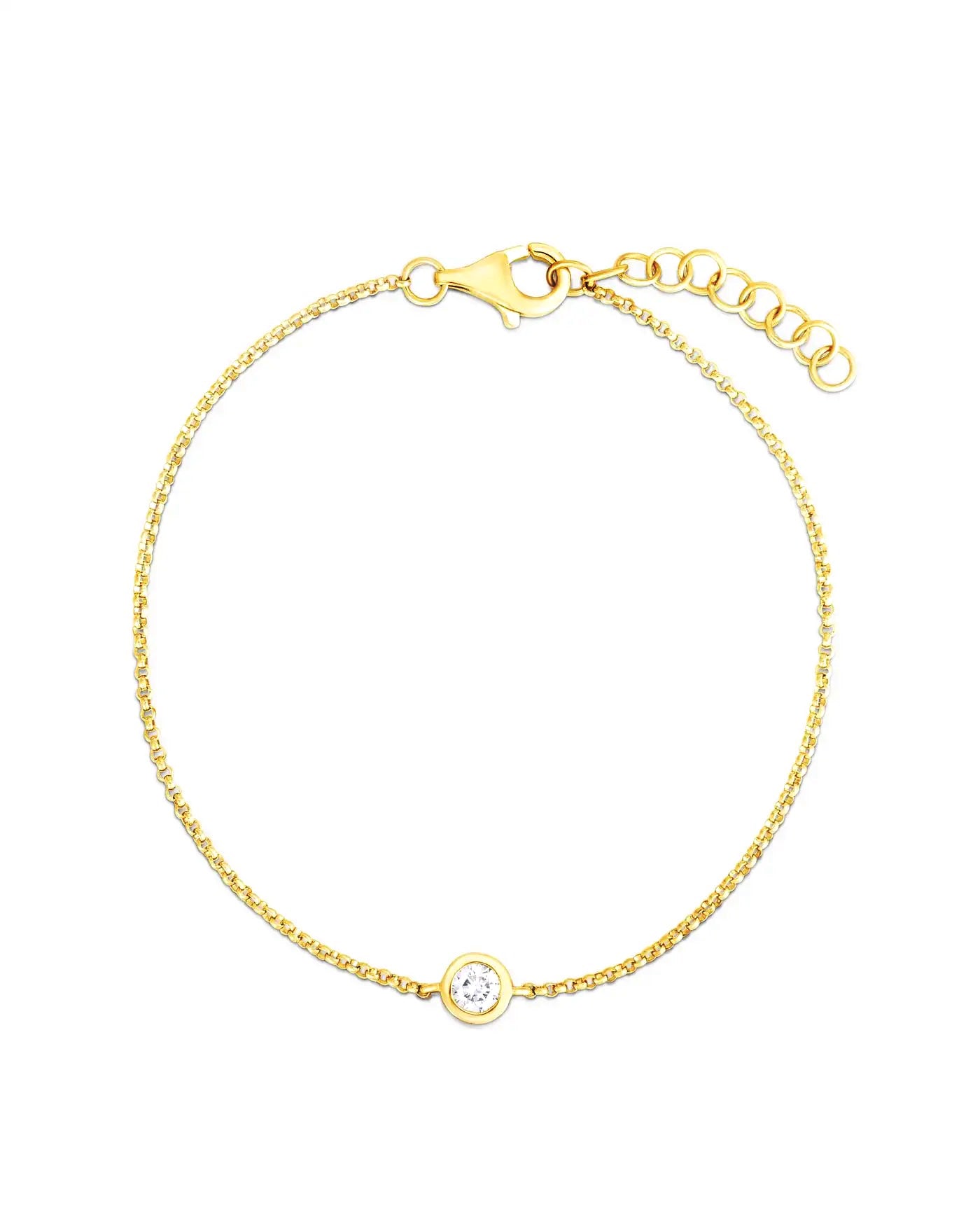 Round Shape Diamond Bracelet