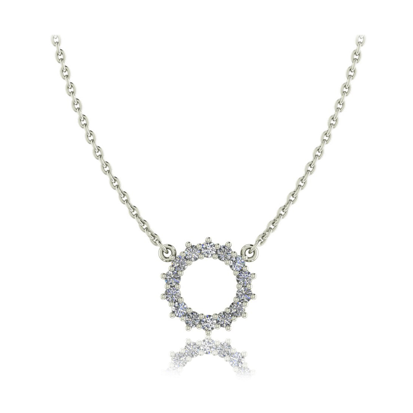 Diamond Circle of Life Necklace