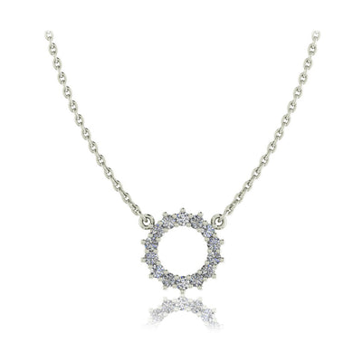 Diamond Circle of Life Necklace