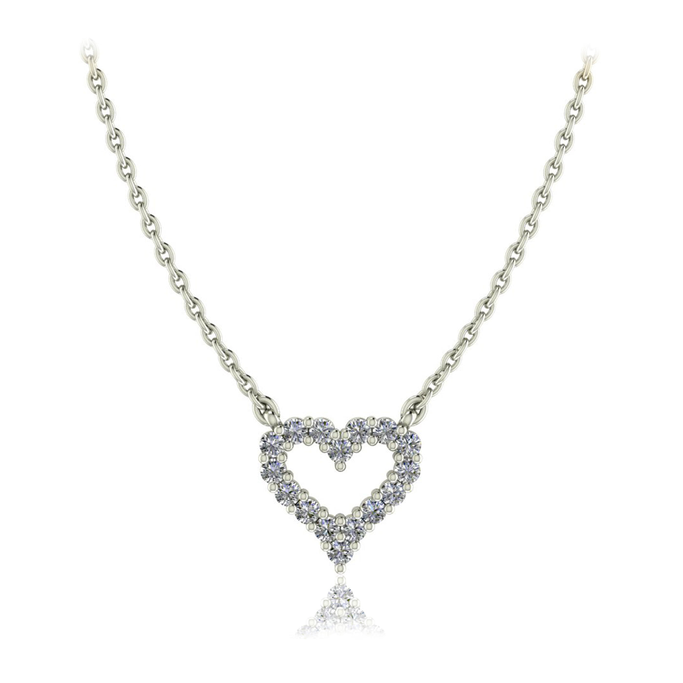 Diamond Heart Necklace