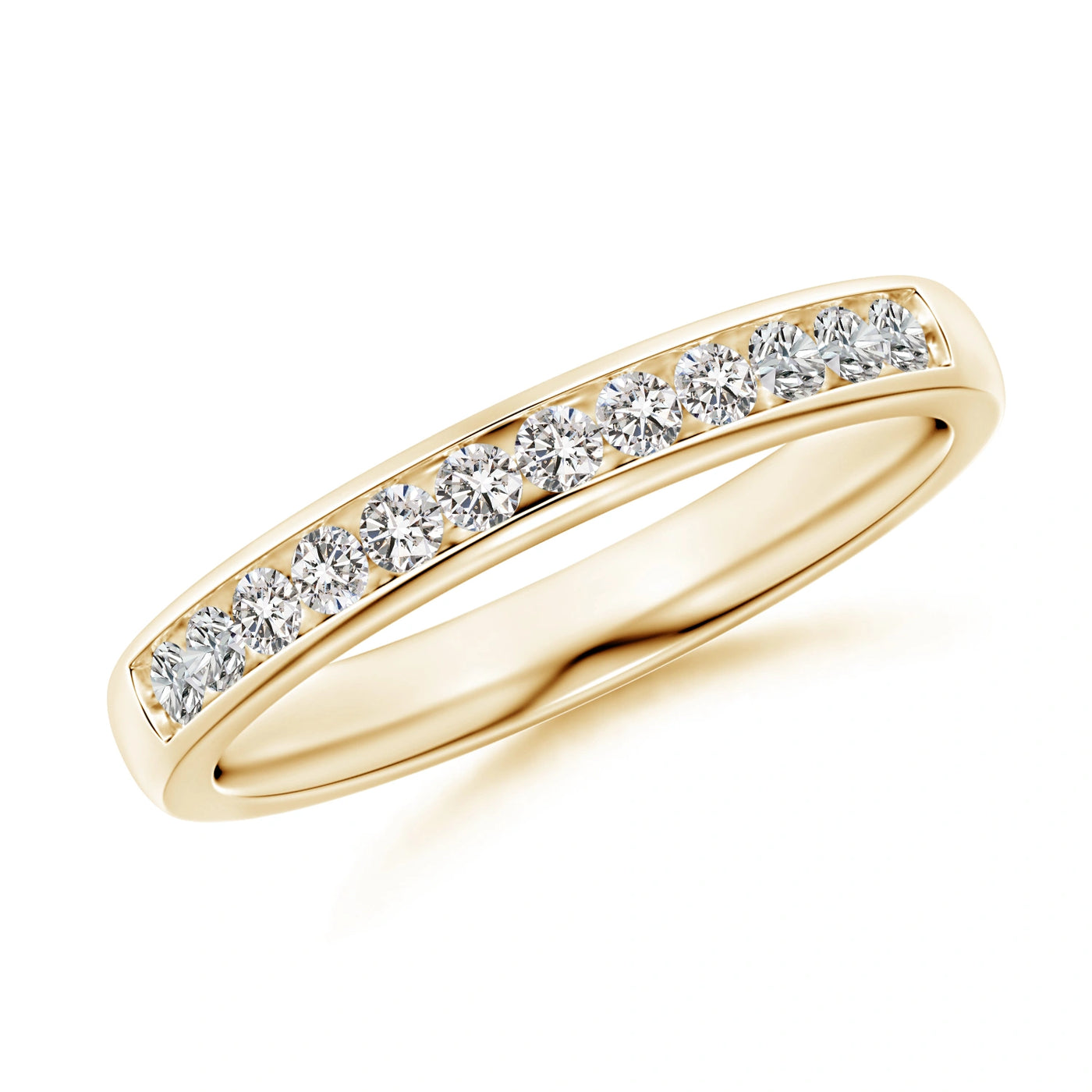 Kian- Round Diamond Pave Set Band