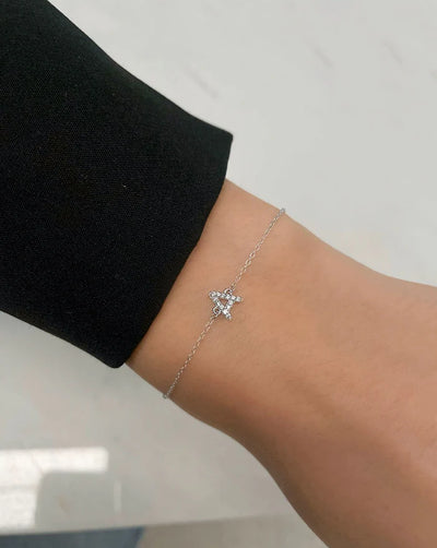 Diamond Initial Bracelet