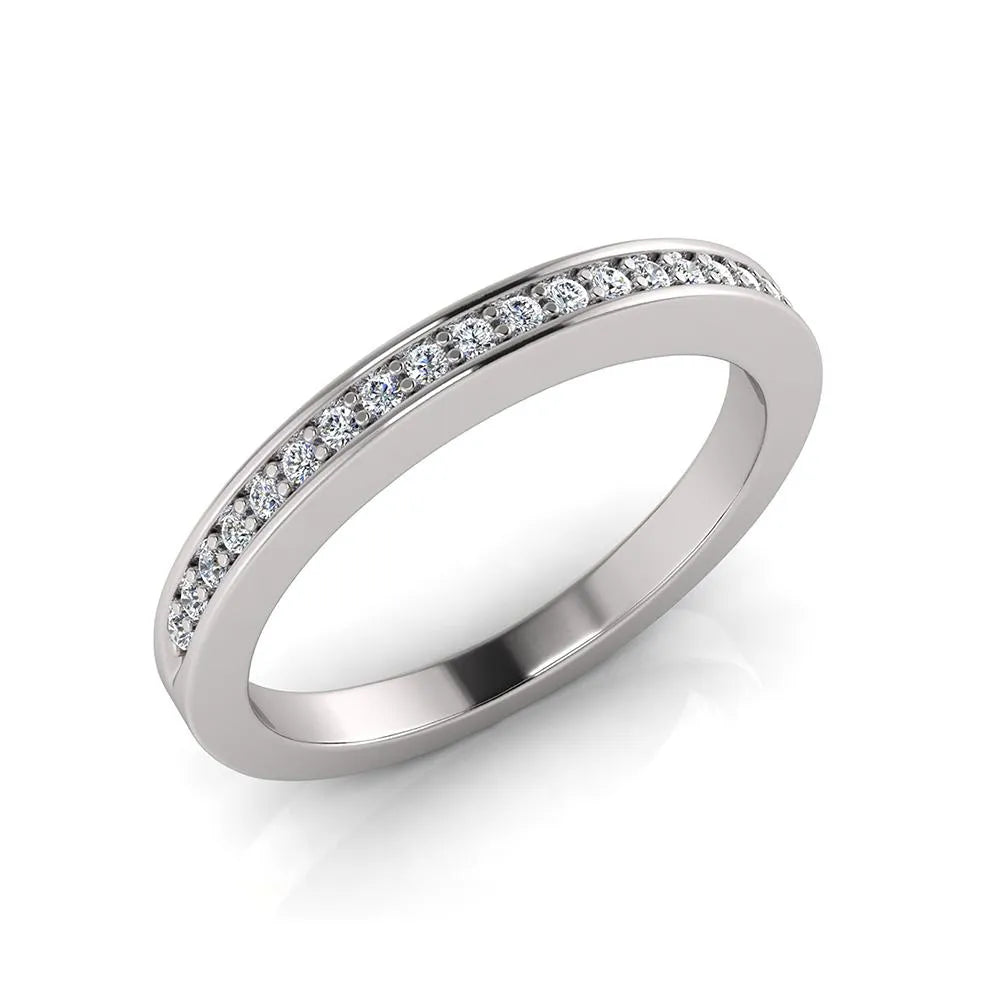 Kian- Round Diamond Pave Set Band