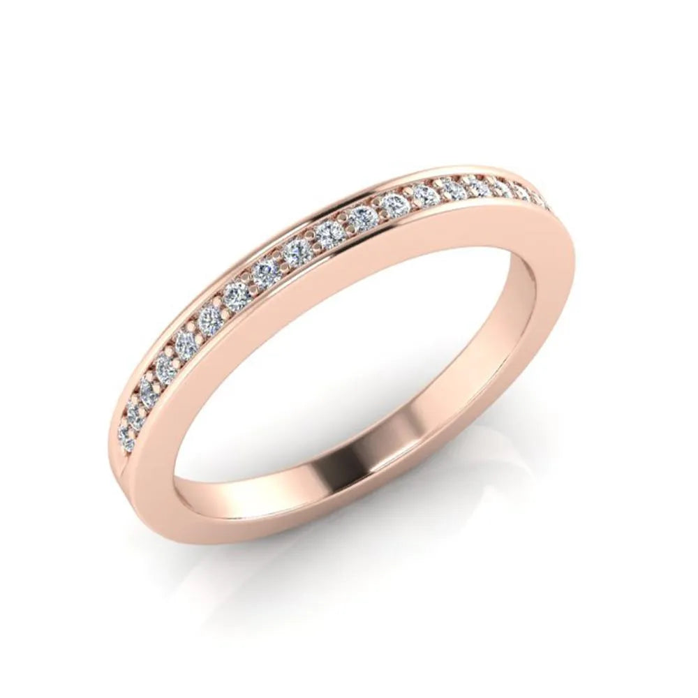 Kian- Round Diamond Pave Set Band