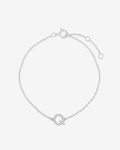 Diamond Initial Bracelet