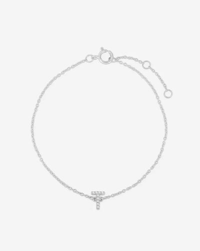 Diamond Initial Bracelet