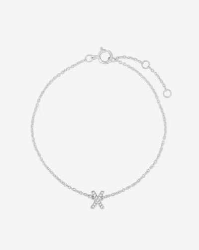 Diamond Initial Bracelet