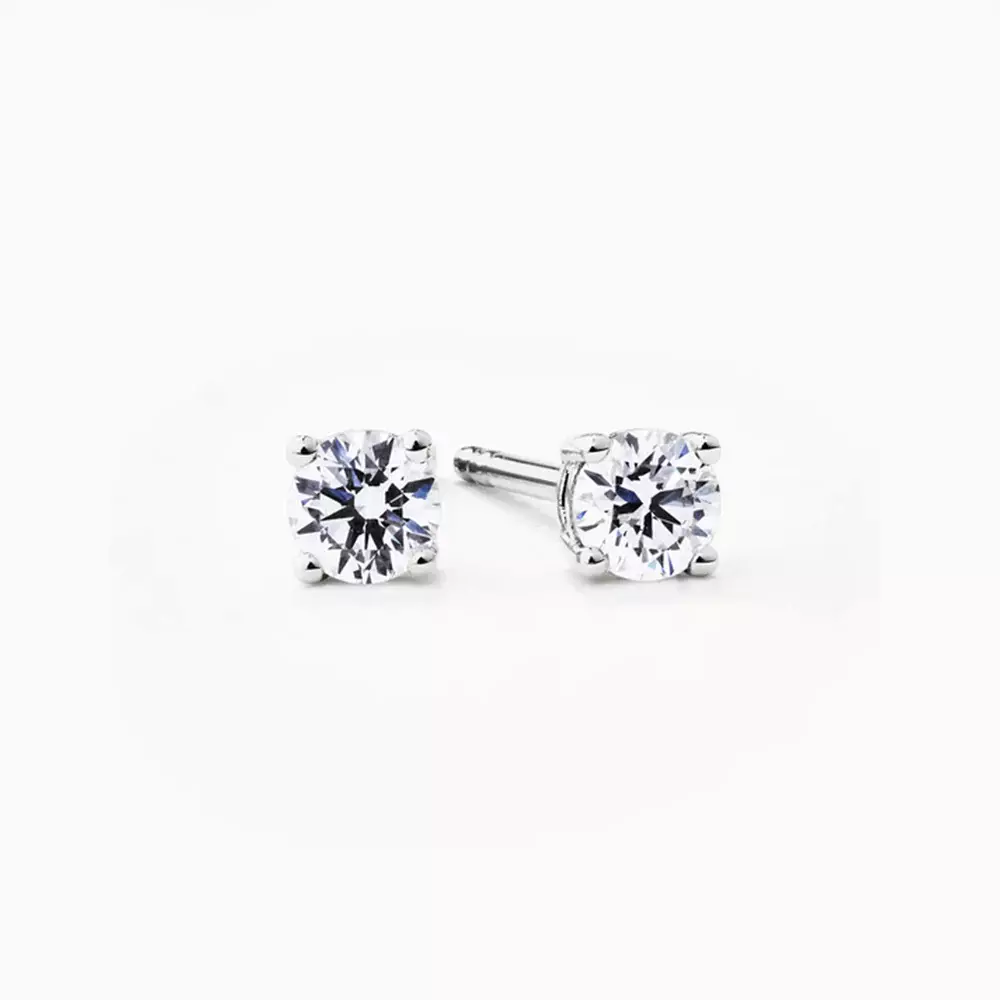 Stud Earrings with 0.30 Carat TW of Diamonds