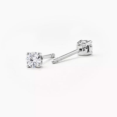 Stud Earrings with 0.20 Carat TW of Diamonds