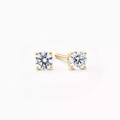 Stud Earrings with 0.30 Carat TW of Diamonds