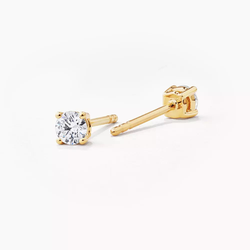 Stud Earrings with 0.30 Carat TW of Diamonds